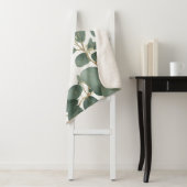 Eukalyptus-Blätter Muster Sherpadecke (Beispiel)