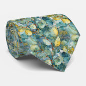 Eukalyptus Blätter Neck Tie Krawatte (Gerollt)