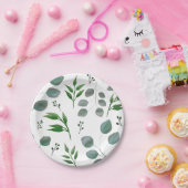 Eukalyptus-Blätter Pappteller (Party)