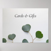 Eukalyptus-Blätter Poster (Vorne)