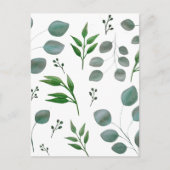 Eukalyptus-Blätter Postkarte (Vorderseite)