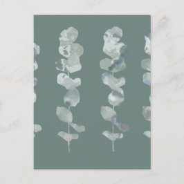 Eukalyptus-Blätter Postkarte