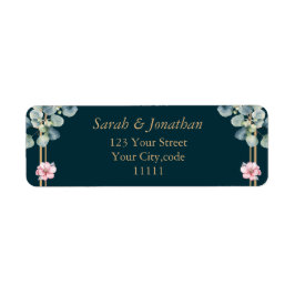 Eukalyptus Blätter Rosa Blume Rücksendeadresse