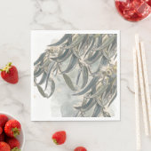 Eukalyptus-Blätter Serviette (Beispiel)