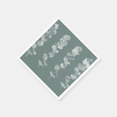 Eukalyptus-Blätter Serviette (Ecke)