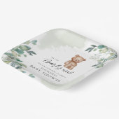 Eukalyptus-Blätter und Bärendusche Pappteller (Gewinkelt)