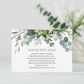 Eukalyptus blättrige Grünbuchhaltung Begleitkarte (Stehend Vorderseite)