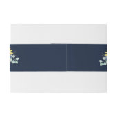 Eukalyptus-Blaublume Einladungsbanderole (Rückseitenbeispiel)