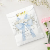 Eukalyptus Blaues Band Taufe Danke Geschenktütchen (Versiegelt)