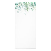 Eukalyptus-Blauwaldfarne Werbekarte (Hinten)