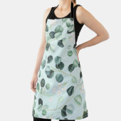 Eukalyptus Bliss: Türkisfarbenes Muster. Schürze (InSitu)