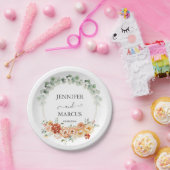 Eukalyptus & Blooms Elegance Paper Plate Pappteller (Party)