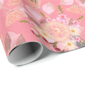 Eukalyptus Blooms Geschenkpapier (Rolleneckpunkt)