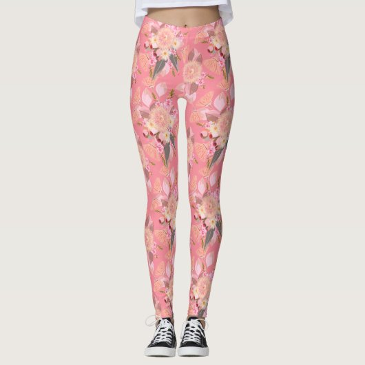 Eukalyptus Blooms Leggings (Vorderseite)