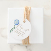 Eukalyptus Blue Ballon Pop It Wenn sie Pop Geschenkanhänger (Beispiel)