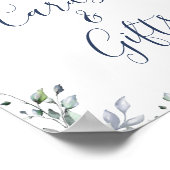 Eukalyptus Blue Rose Karten und Geschenke Poster (Ecke)