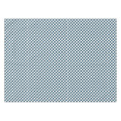 Eukalyptus Blue White Checkered Pattern Wohngestal Tischdecke (Vorderseite (Horizontal))
