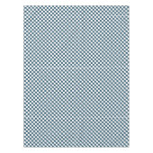 Eukalyptus Blue White Checkered Pattern Wohngestal Tischdecke (Vorderseite)