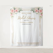 Eukalyptus-Blume-Brautparty Wandteppich (Vorderseite)