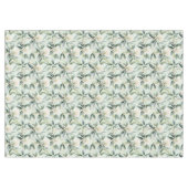 Eukalyptus Blume Weißes Gewebe Tablette Tischdecke (Vorderseite (Horizontal))