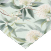 Eukalyptus Blume Weißes Gewebe Tablette Tischdecke (Schrägansicht)