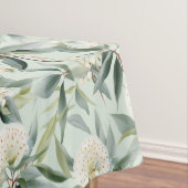 Eukalyptus Blume Weißes Gewebe Tablette Tischdecke (Beispiel)