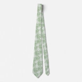 Eukalyptus-Blumen-Batik Krawatte (Vorderseite)