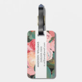 Eukalyptus-Blumenstrauß Gepäckanhänger (Rückseite vertikal)