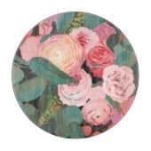 Eukalyptus-Blumenstrauß Schneidebrett (Vorderseite)