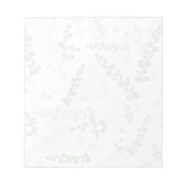 Eukalyptus & Blush Bloral - subtil botanisch Notizblock