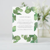Eukalyptus Boho Greenerity Informationen Begleitkarte (Stehend Vorderseite)