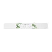 Eukalyptus Boho Greenery Floral Wedding Einladungsbanderole (Flach)