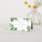 Eukalyptus Boho Greenery Floral Wedding Platzkarte (Rückseite)