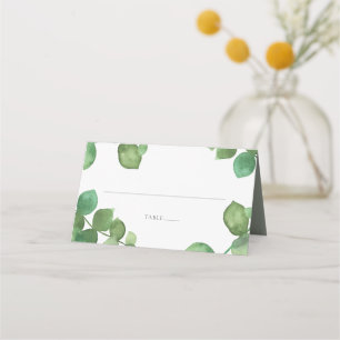 Eukalyptus Boho Grüne Florale Hochzeit Platzkarte