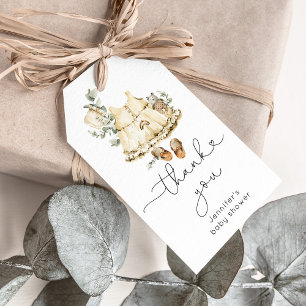 Eukalyptus boho Kinderzimmer Regenbogen Babymädche Geschenkanhänger