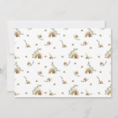 Eukalyptus Boho Rainbow Gender Neutral Baby Shower Einladung (Rückseite)