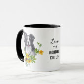 Eukalyptus Border Collie Tasse (Vorderseite Links)