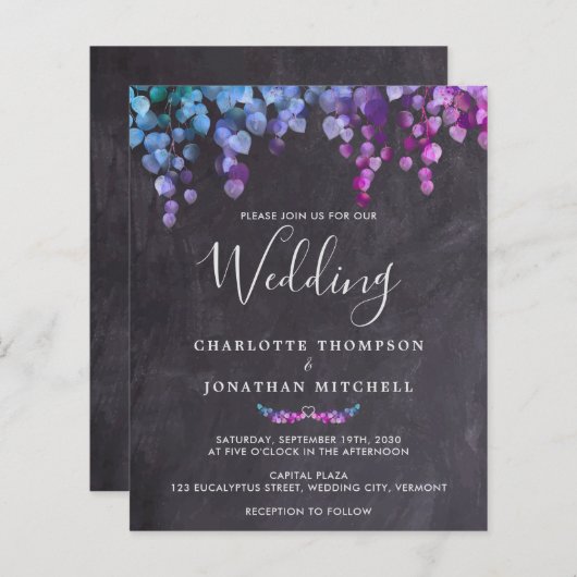 Eukalyptus Botanical Foliag Wedding (Vorne/Hinten)