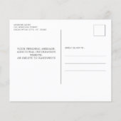 Eukalyptus Botanical Folies Save the Date (Rückseite)