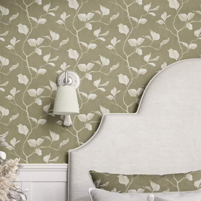 Eukalyptus Botanical on Green Tapete (Von Creator hochgeladen)