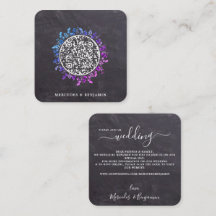 Eukalyptus Botanical QR Code Wedding