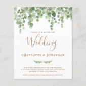 Eukalyptus Botanical QR Code Wedite (Vorderseite)