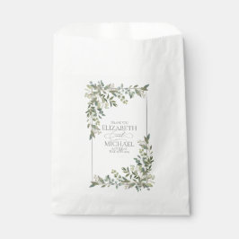 Eukalyptus Botanical Sage Green Wedding Geschenktütchen