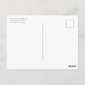 Eukalyptus Botanical Wedding Einladung Postkarte (Rückseite)