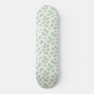 Eukalyptus-Botanikmuster Skateboard