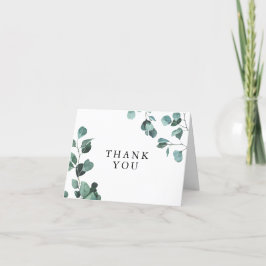 Eukalyptus Botanisch geklappt Dankeschön Karte