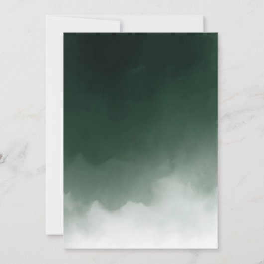 Eukalyptus botanisch-modern elegant einladung (Rückseite)