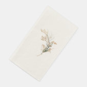 Eukalyptus-Botanisch Moderne Elegante Premium Serviette (Ecke)