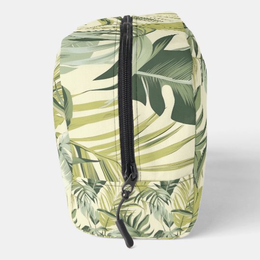 Eukalyptus botanische Blätter Muster Waschbeutel (Rechts)