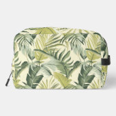 Eukalyptus botanische Blätter Muster Waschbeutel (Rückseite)